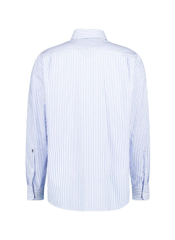 Seidensticker, Hemd, Comfort Fit, Baumwolle, blau-weiß gestreift Seidensticker, Hemd, Comfort Fit, Baumwolle, Blau-weiß Gestreift -Herrenausstatter Verkaufe 449360 norm2