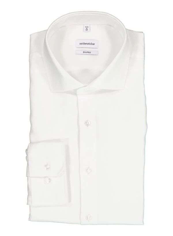 Seidensticker, Hemd, Shaped Fit, Baumwolle, weiß Seidensticker, Hemd, Shaped Fit, Baumwolle, Weiß -Herrenausstatter Verkaufe 449373 norm