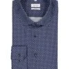 Seidensticker, Hemd, Shaped Fit, Baumwolle, Navy Gemustert
