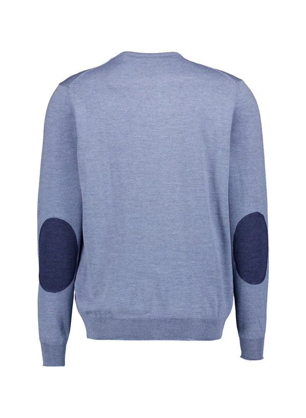 Stenströms, Pullover, Merinowolle extrafein, bleu meliert Stenströms, Pullover, Merinowolle Extrafein, Bleu Meliert -Herrenausstatter Verkaufe 449389 norm2
