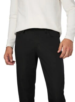 BOSS Black, Hose Maine, Regular Fit, Baumwolle, Schwarz -Herrenausstatter Verkaufe 449451 norm3