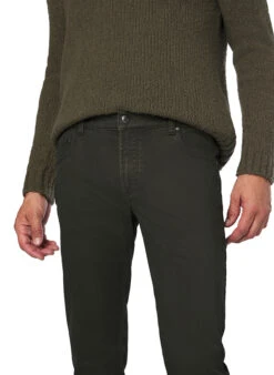 Bugatti, Hose, Baumwolle, Oliv Meliert -Herrenausstatter Verkaufe 449494 norm3