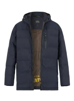 Camel Active, Funktionsparka, Mikrofaser Wasserabweisend, Dunkelblau