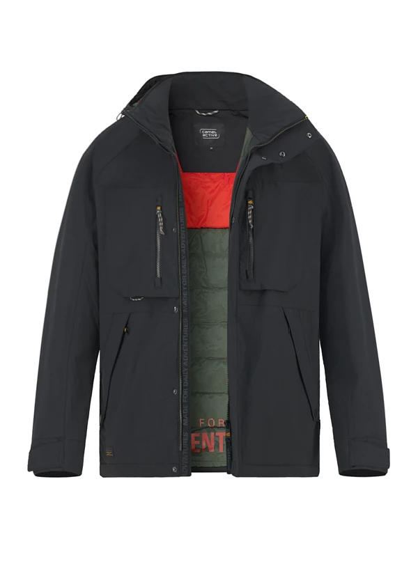 camel active, Funktionsjacke, Mikrofaser wasserdicht, asphalt Camel Active, Funktionsjacke, Mikrofaser Wasserdicht, Asphalt -Herrenausstatter Verkaufe 449514 norm