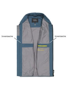 Camel Active, Weste, Mikrofaser, Tintenblau -Herrenausstatter Verkaufe 449522 norm3
