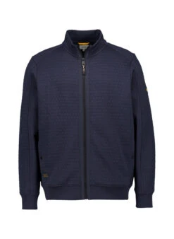 Camel Active, Sweatjacke, Baumwolle, Dunkelblau