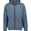 Camel Active, Sweatjacke, Baumwolle, Tintenblau