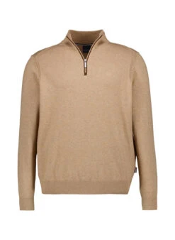 Bugatti, Toyer, Baumwolle-Kaschmir, Beige Meliert