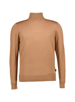 Bugatti, Rollkragenpullover, Wolle, Cognac