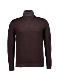 DANIELE FIESOLI, Rollkragenpullover, Merinowolle Extrafein, Dunkelbraun