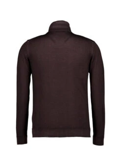 DANIELE FIESOLI, Rollkragenpullover, Merinowolle Extrafein, Dunkelbraun -Herrenausstatter Verkaufe 449630 norm2