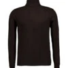 DANIELE FIESOLI, Rollkragenpullover, Merinowolle-Kaschmir, Braun Meliert