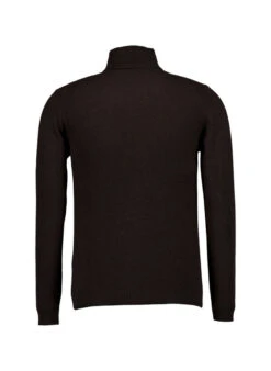 DANIELE FIESOLI, Rollkragenpullover, Merinowolle-Kaschmir, Braun Meliert -Herrenausstatter Verkaufe 449633 norm2