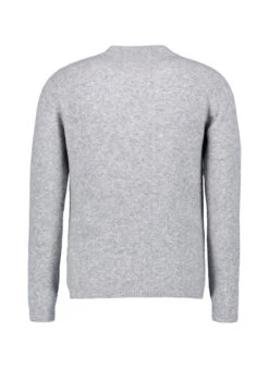 DANIELE FIESOLI, Pullover, Merinowolle Extrafein, Grau Meliert -Herrenausstatter Verkaufe 449636 norm2