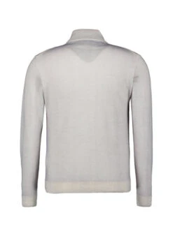 DANIELE FIESOLI, Stehkragenpullover, Merinowolle, Hellgrau Meliert 4 DANIELE FIESOLI, Stehkragenpullover, Merinowolle, Hellgrau Meliert -Herrenausstatter Verkaufe 449640 norm4