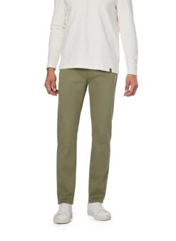 BOSS Black, Hose Delaware, Slim Fit, Baumwoll-Stretch, Grün