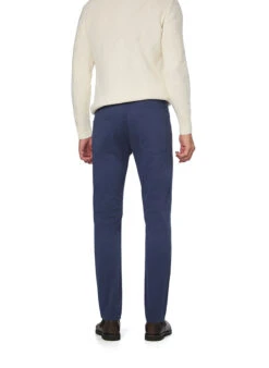 BOSS Black, Hose Delaware, Slim Fit, Baumwoll-Stretch, Blau -Herrenausstatter Verkaufe 449683 norm2