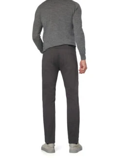 BOSS Black, Hose Delaware, Slim Fit, Baumwoll-Stretch, Grau -Herrenausstatter Verkaufe 449684 norm2