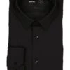 BOSS Black, Hemd Joe, Regular Fit, Performence-Stretch Atmungsaktiv, Schwarz