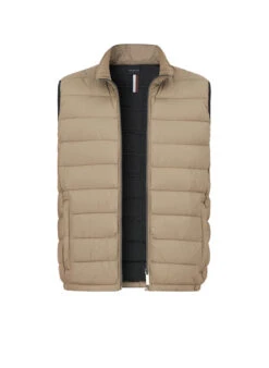 Bugatti, Steppweste, Mikrofaser Sorona®, Beige