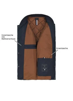 Bugatti, Steppjacke, Mikrofaser Sorona®, Marine -Herrenausstatter Verkaufe 449714 norm3