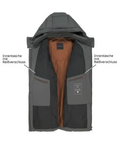Bugatti, Steppjacke, Mikrofaser Sorona®, Anthrazit -Herrenausstatter Verkaufe 449718 norm3