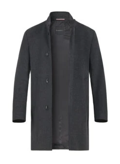 Bugatti, Mantel, Wolle, Nachtblau Meliert