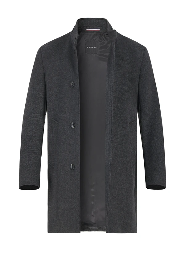 bugatti, Mantel, Wolle, nachtblau meliert Bugatti, Mantel, Wolle, Nachtblau Meliert -Herrenausstatter Verkaufe 449727 norm