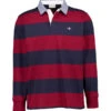Gant, Pullover, Baumwolle, Bordeaux Gestreift