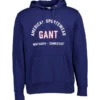 Gant, Hoodie, Baumwolle, Royalblau