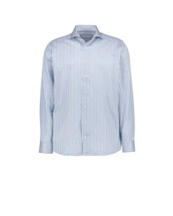 ETON, Hemd, Slim Fit, Bio Baumwolle, Blau-weiß Gestreift