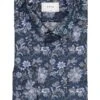 ETON, Hemd, Classic Fit, Bio-Baumwolle, Dunkelblau Gemustert
