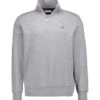 Gant, Sweatshirt, Baumwolle, Grau Meliert