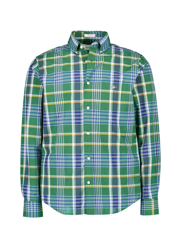 Gant, Hemd, Regular Fit, Baumwolle, grün-blau kariert Gant, Hemd, Regular Fit, Baumwolle, Grün-blau Kariert -Herrenausstatter Verkaufe 449955 norm