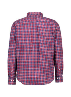 Gant, Hemd, Regular Fit, Baumwolle, Bordeaux Kariert -Herrenausstatter Verkaufe 449958 norm2