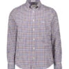 Gant, Hemd, Regular Fit, Baumwolle, Braun Kariert