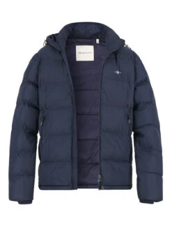 Gant, Steppjacke, Mikrofaser, Dunkelblau