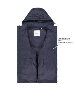 Gant, Steppjacke, Mikrofaser, Dunkelblau 2 Gant, Steppjacke, Mikrofaser, Dunkelblau -Herrenausstatter Verkaufe 449967 norm3