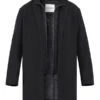 ROY ROBSON, Mantel, Mikrofaser, Schwarz
