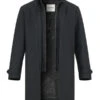 ROY ROBSON, Mantel, Mikrofaser Wattiert, Dunkelgrau