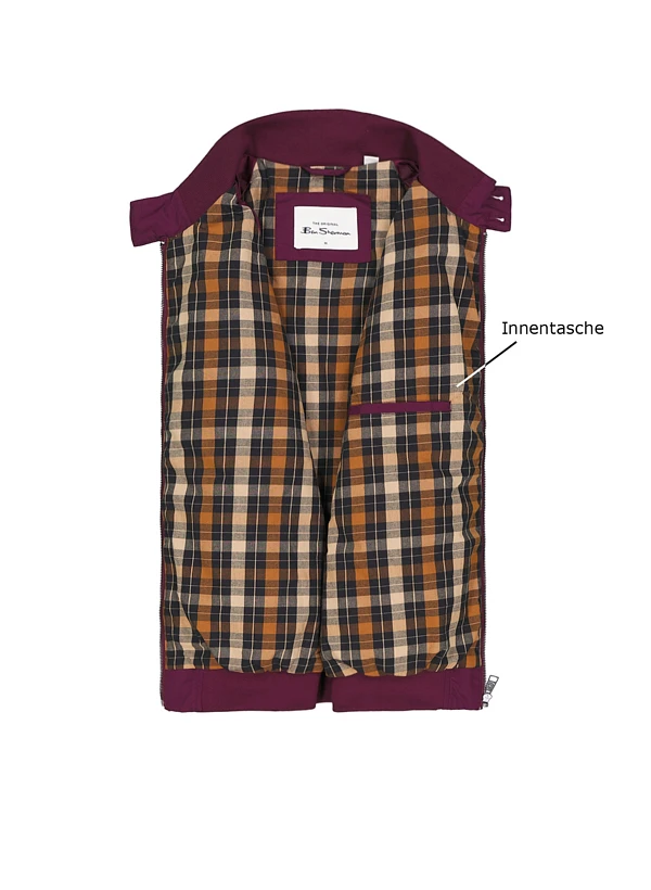 Ben Sherman, Blouson, Baumwolle, rotwein Ben Sherman, Blouson, Baumwolle, Rotwein -Herrenausstatter Verkaufe 449988 norm3