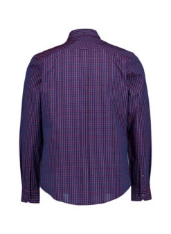 Ben Sherman, Hemd, Regular Fit, Bio Baumwolle, Blau-weiß Kariert -Herrenausstatter Verkaufe 450010 norm2