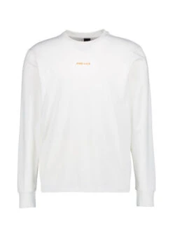 FIRE + ICE, Longsleeve Dante, Baumwoll-Jersey, Weiß