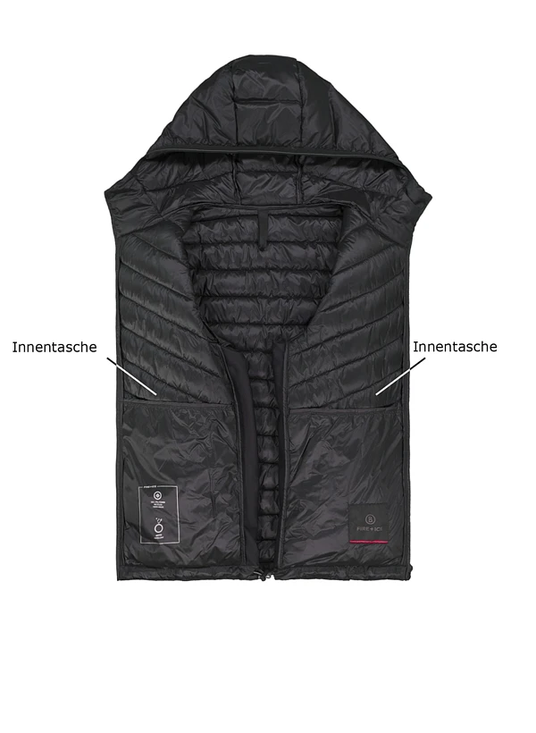 FIRE + ICE, Steppjacke Elvis, Mikrofaser THERMORE®, schwarz FIRE + ICE, Steppjacke Elvis, Mikrofaser THERMORE®, Schwarz -Herrenausstatter Verkaufe 450028 norm3