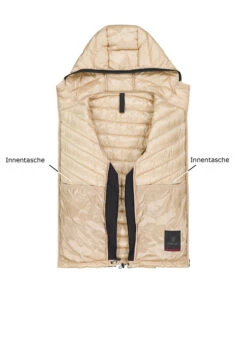 FIRE + ICE, Steppjacke Elvis, Mikrofaser THEREMORE®, Beige -Herrenausstatter Verkaufe 450029 norm3
