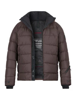 FIRE + ICE, Skijacke Luka, Mikrofaser Thermore®, Dunkelbraun