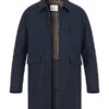 Ben Sherman, Parka , Baumwolle Wattiert, Dunkelnavy