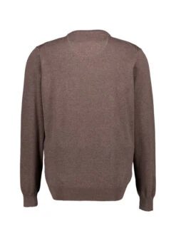 Fynch-Hatton, Pullover, Baumwolle, Dunkelbraun -Herrenausstatter Verkaufe 450059 norm2