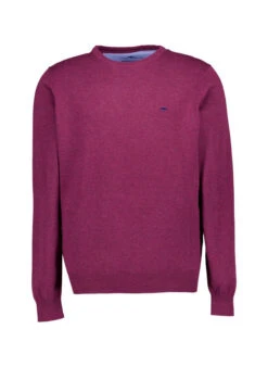 Fynch-Hatton, Pullover, Baumwolle, Merlot