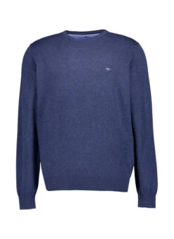 Fynch-Hatton, Pullover, Baumwolle, Nachtblau